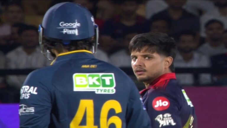 Rasikh Salam-Rahul Tewatia In Death Stare Competition, RCB Players Gather – Rasikh Salam and Rahul Tewatia Clash in IPL 2026 Qualifier 1
