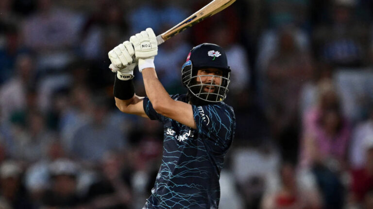 Hasan, Tye fireworks deny Derbyshire as Yorkshire go two from two – Yorkshire vs Derbyshire Vitality Blast: Hasan Ali, Andrew Tye Pull Off Miraculous Chase